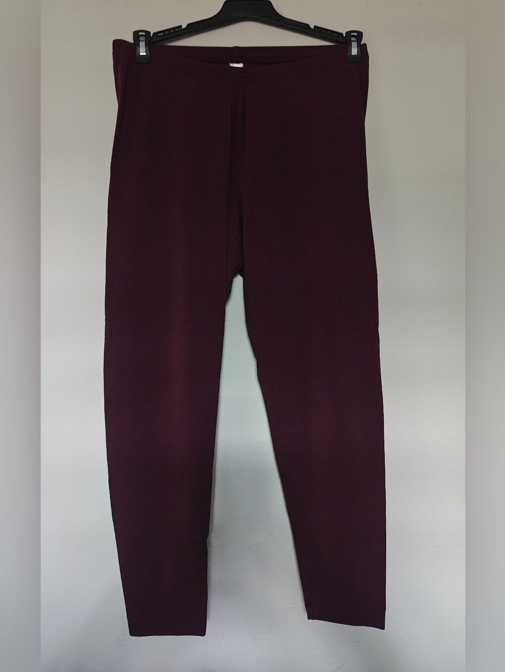 J.Jill Pima Cotton Ankle Leggings in Wine Size XL Petite